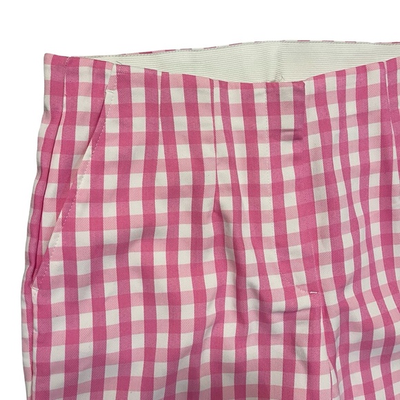 H&M Pink Gingham Trousers NWOT - Picture 3 of 10